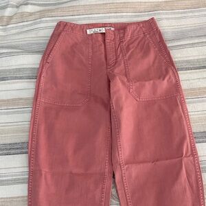 Madewell Women's Straight Leg Pants in Dusty Pink NWT